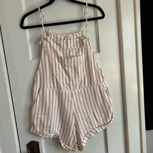 BILLABONG WILD PURSUIT CREAM AND ROSE STRIPED ROMPER